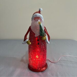 Festive Red Santa Holiday Light